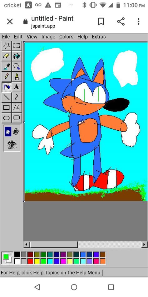 Sonic But I Drew Him In MS Paint Sonic The Hedgehog Amino