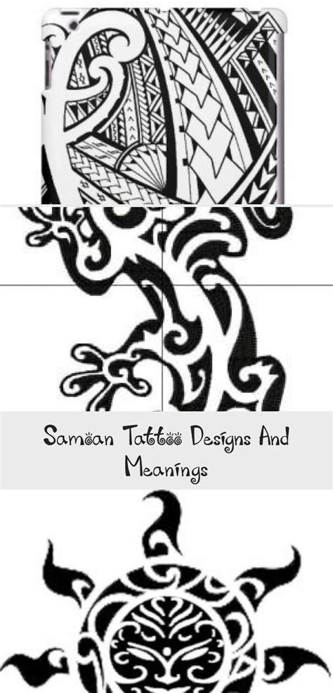 Samoan Tattoo Designs And Meanings Tattoos And Body Art In 2020