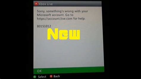 New How To Fix The 80151012 Xbox Profile Download Error Youtube