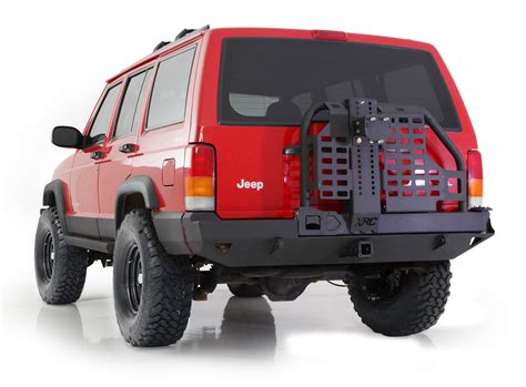 Smittybilt 76851 Xrc Rear Bumper With Tire Carrier For 84 01 Jeep