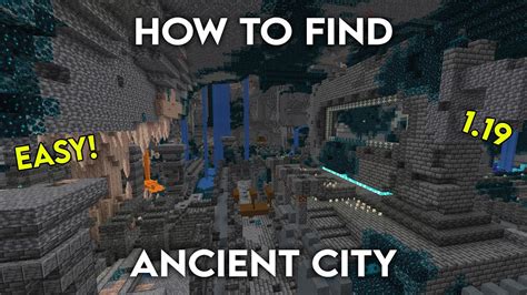 How To Find Ancient City In Minecraft 119 Youtube