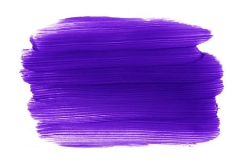 Purple Paint Or Lipstick Brush Stroke Isolated On White Lipstick