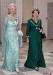 Benedicta de Dinamarca y Ana María de Grecia en la cena de gala por el ...
