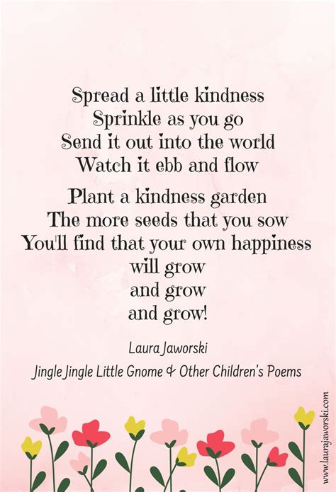 Kindness ♥ Kindness Kindness Poem Childrens