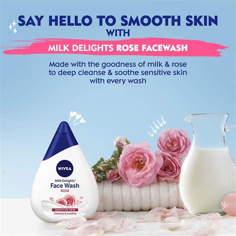 Nivea Milk Delights Cleanses Soothes Rose Face Wash Ml Price
