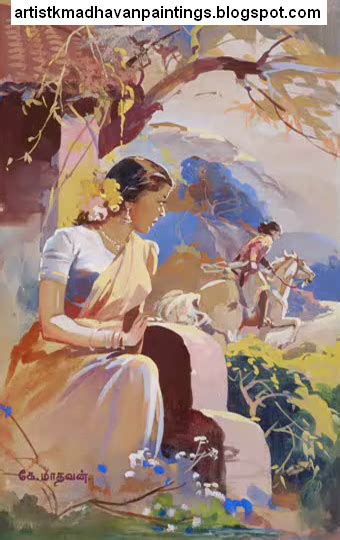Oviyar K Madhavan Oviyangal Artist K Madhavan Paintings Paintings In 2020 Indian Paintings
