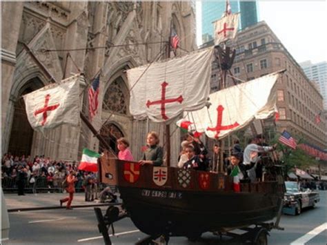The Columbus Day Parade In New York