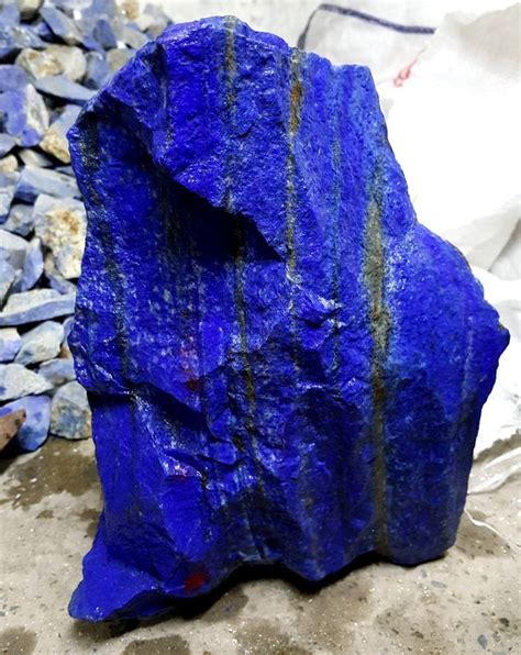 75kg Top Quality Lapis Lazuli Mine 4 Natural Rough Huge Piece From