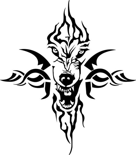🔥 Free Download Fire Wolf Tribal Tatoo By Naruto5289 621x695 For Your
