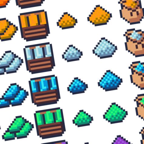 Rpg Icon Pack Crafting Materials By Clockwork Raven
