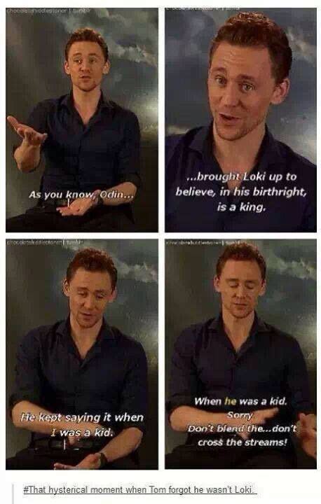 Tom Your Loki Is Showing Again Marvel Funny Marvel Loki