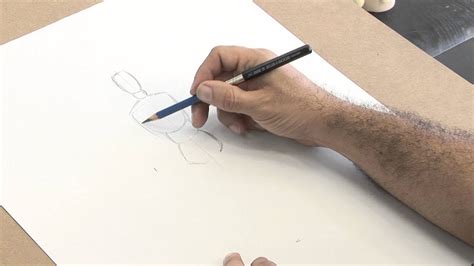 We will draw a curve line just a little. How to Draw a Human Body : Figure Drawing Techniques - YouTube