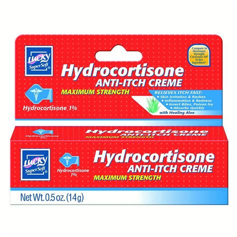 Lucky Super Soft Hydrocortisone Anti Itch Cream Itch Rash And Irritation Relief Medication