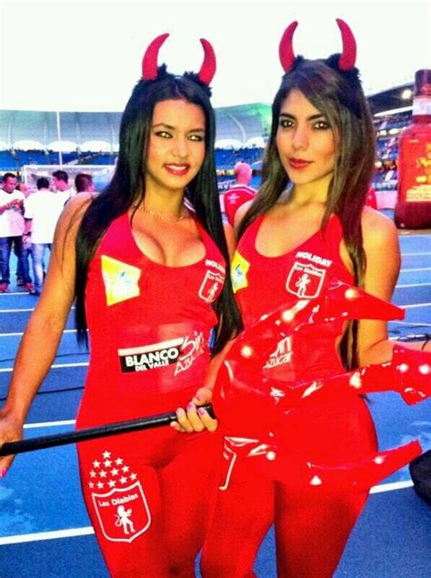 Las Porristas Mas Hermosas Del Futbol Colombiano Las Lindas Diablitas