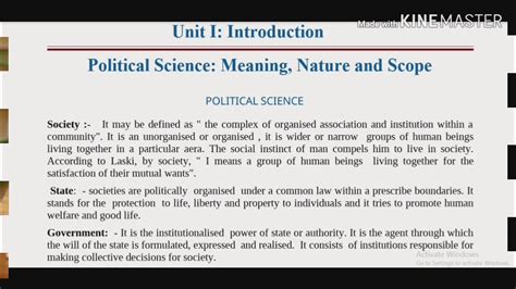 💌 Nature And Significance Of Political Science Nature Importance And