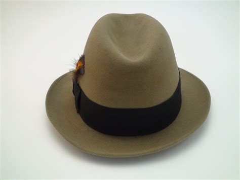 Royal Stetson Saxon Bark Color Fur Felt Fedora Hat