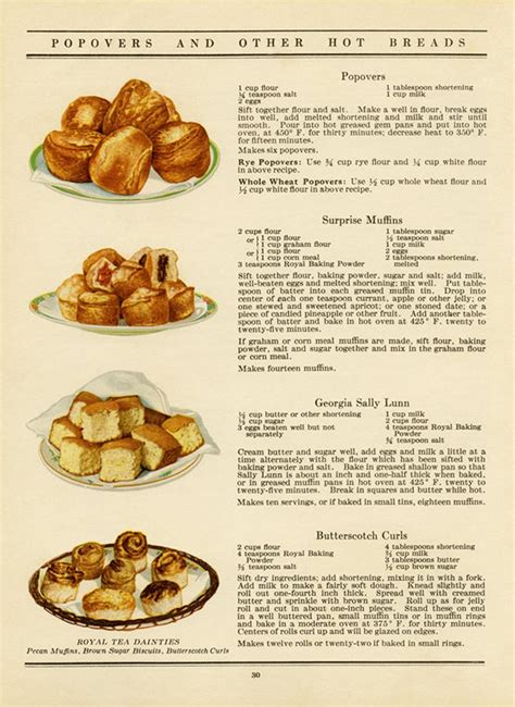 Printable Vintage Cookbook Pages Cookbook Pages Baking Etsy Retro