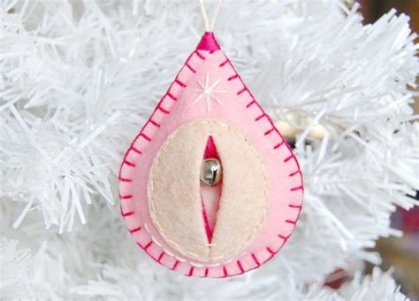 Christmas Decorations Now Include Felt Vagina Baubles With Jingling