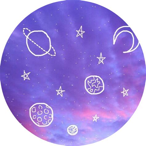 purple aesthetic tumblr stars planets...