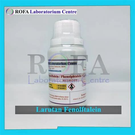 Larutan Fenolftalein Phenolphthalein Solution 1 100 Ml Lazada