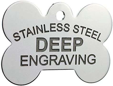 An id tag is a simple but effective way to help your pooch find their way home if they stray a little far. Stainless Steel Custom DEEP Engraved Pet ID Tags ...