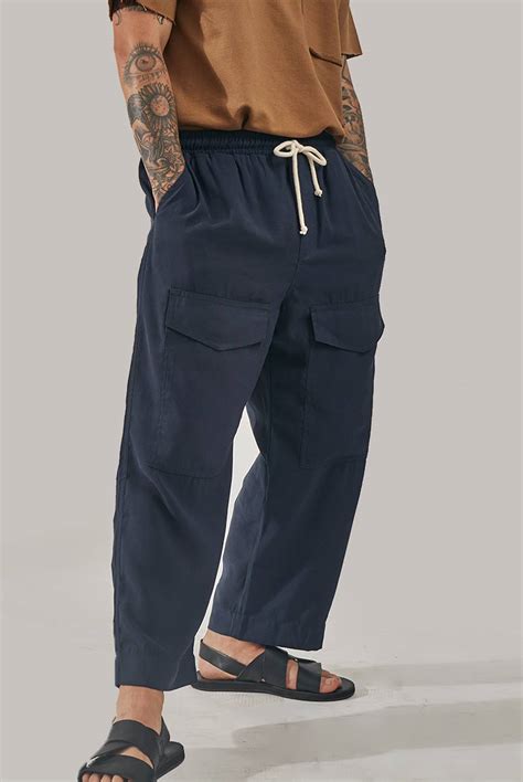 Uno Pantalón Cropped Hombre