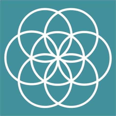 Seed Of Life Sacred Geometry White Vinyl Decal