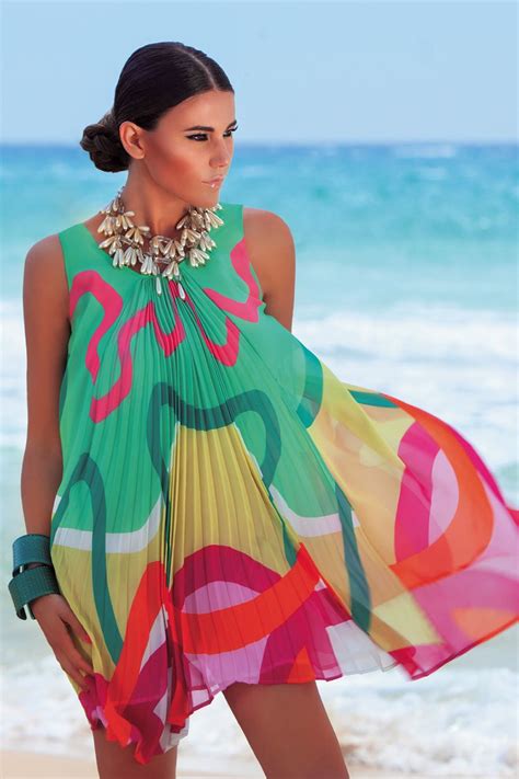 Bright Turquoise And Pink Luxury Beach Dress Cover Up Available