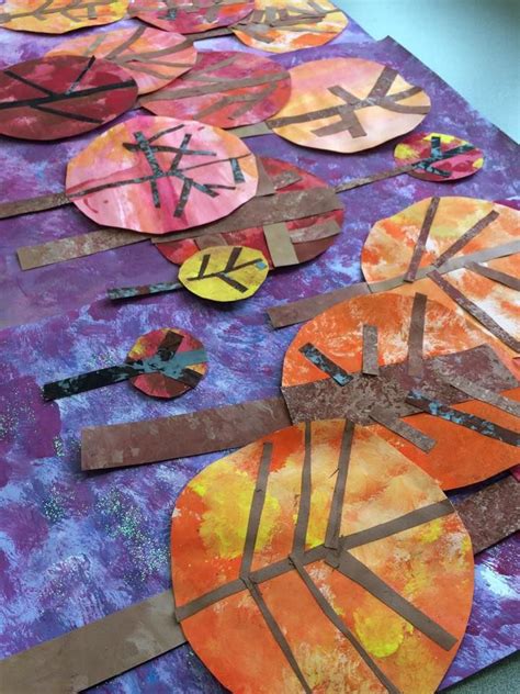 Great Idea For Gelli Printed Papers In The Classroom From Painted