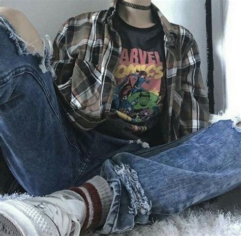 Vintage Aesthetic Tomboy Outfits