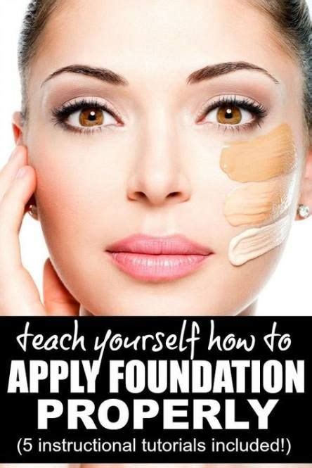 29 Best Ideas Makeup For Beginners How To Apply Foundation Base De