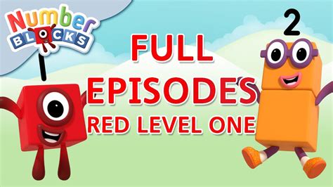 Numberblocks Red Level One Full Episodes 1 3 Homeschooling