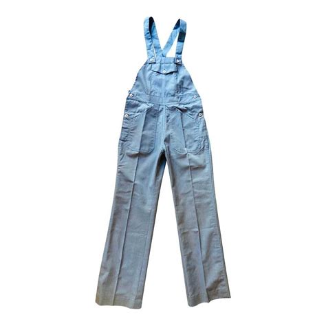 70s Overalls 70s Flare Dungarees Gem