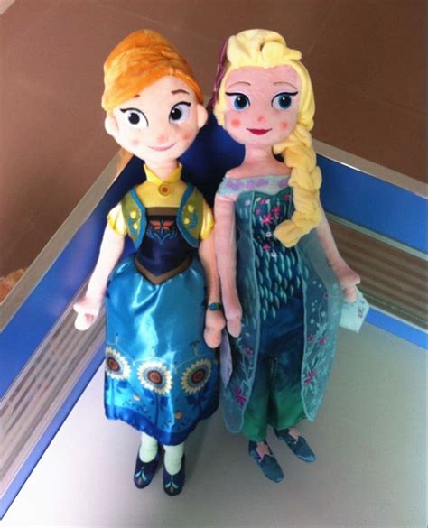 2 Styles 50cm Anna Elsa Plush Toys New Princess Elsa Plush Anna Plush