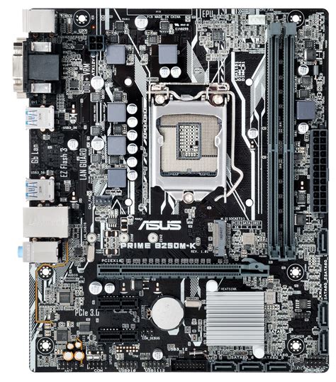 The onboard button cell battery powers the ram data in cmos, which include. ASUS PRIME B250M-K Motherboard | at Mighty Ape NZ