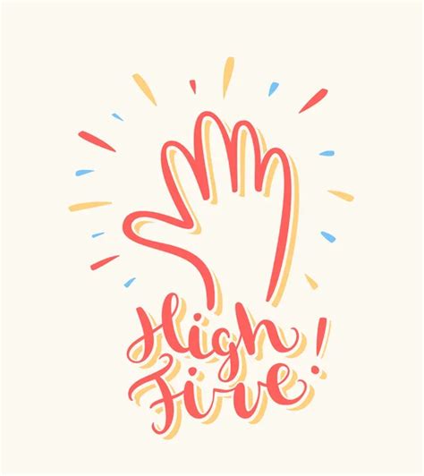 High Five Stock Vectors Royalty Free High Five Illustrations