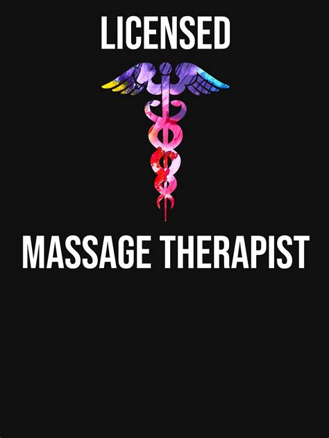 Cool Licensed Massage Therapist Caduceus T Shirt T Shirt For Sale By Zcecmza Redbubble