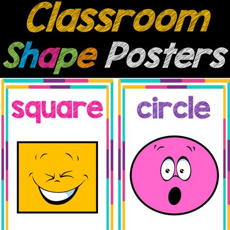2d Shapes Posters For Classroom Decor Made By Teachers