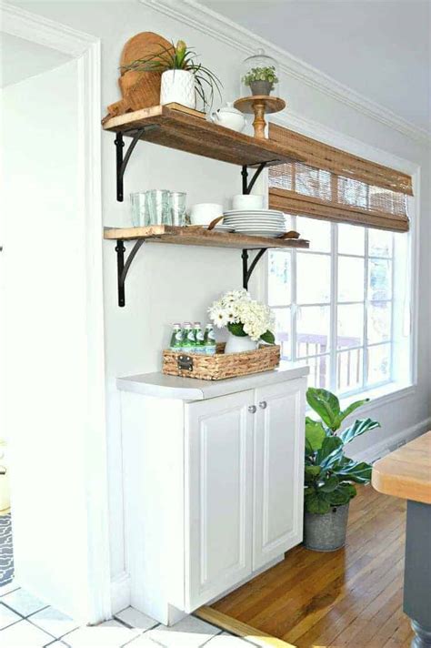 Learn how to design, build and install your own pull out shelves in this instructional episode of dp shop talk. DIY Kitchen Open Shelving for Under $50