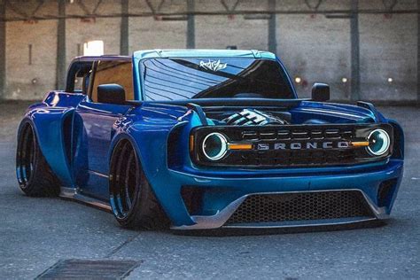 This Slammed Ford Bronco Gt Supercar Mashup Is Oddly Satisfying