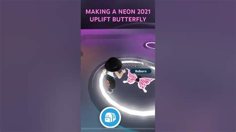 Making A Neon 2021 Uplift Butterfly In Roblox Adopt Me Adoptme Roblox