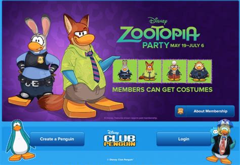 You can find some of the best club penguin discounts for save get each of the clothes how the penguin oliver hogg has on your own non member penguin. Club Penguin Adds Zootopia Takeover Party Login Screen ...