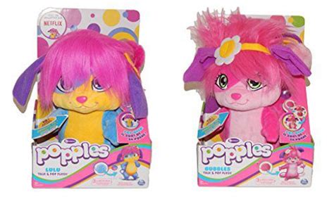 Popples Lulu And Bubbles Talk And Pop Plush Bundle Set 2015 Buy Popples Lulu And Bubbles Talk