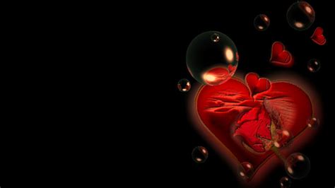 Free Download 3d Abstract Heart Love Wallpaper 1600x900 For Your