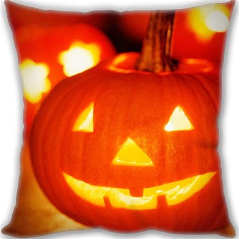 Personalized Ts Jack O Lantern Halloween Throw Pillow Decorative Cushion Cover