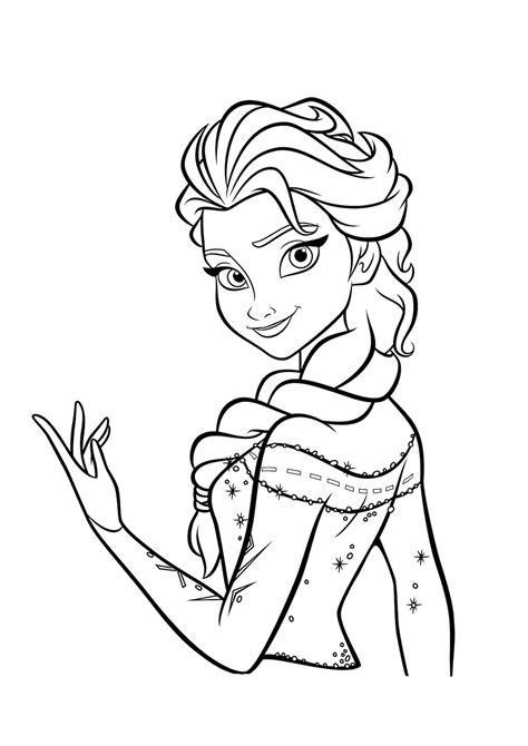 Frozen Elsa Da Colorare I Coloring Page Coloriage Elsa Coloriage à