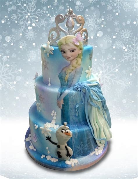 Elsa Frozen Cake Decorated Cake By Mstreatz Cakesdecor