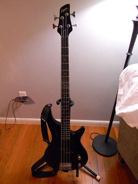 Lyon By Washburn Bass 4 String Black Reverb