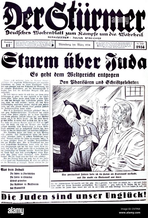 Nationalsozialismus Nationalsozialismus Propaganda Presse Medien Der Stuermer Nürnberg