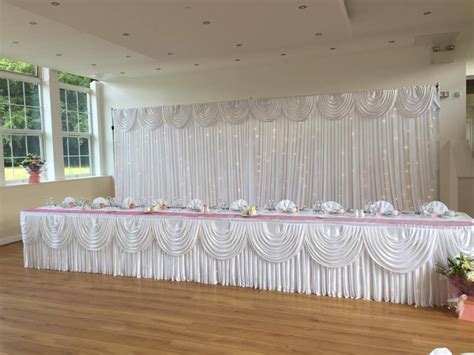 Free Shipping 4 Sets Wedding Backdrop Curtain Table Skirtbackdrop